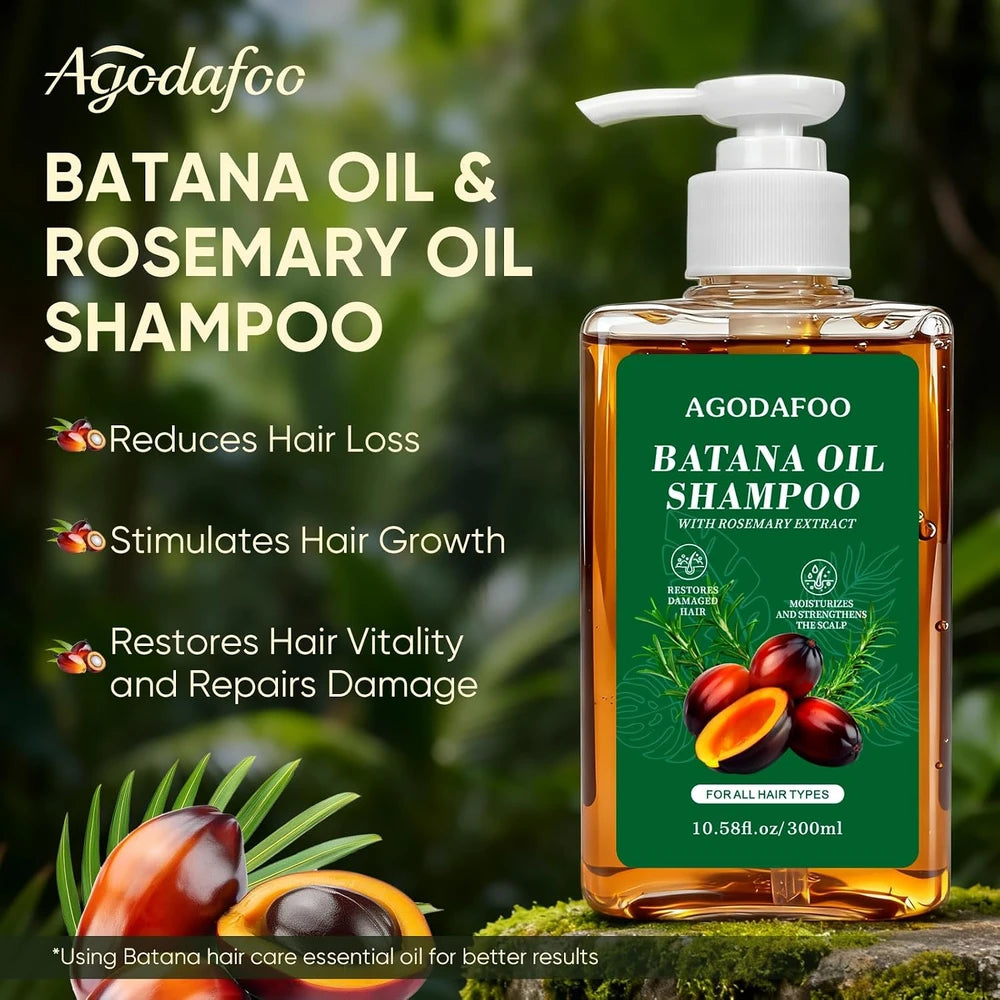 Champú de Aceite de Batana y Romero para Reparación Capilar
