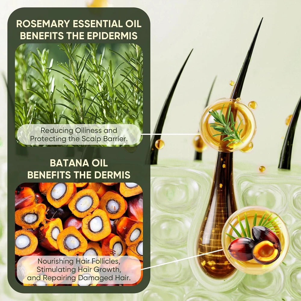 Champú de Aceite de Batana y Romero para Reparación Capilar
